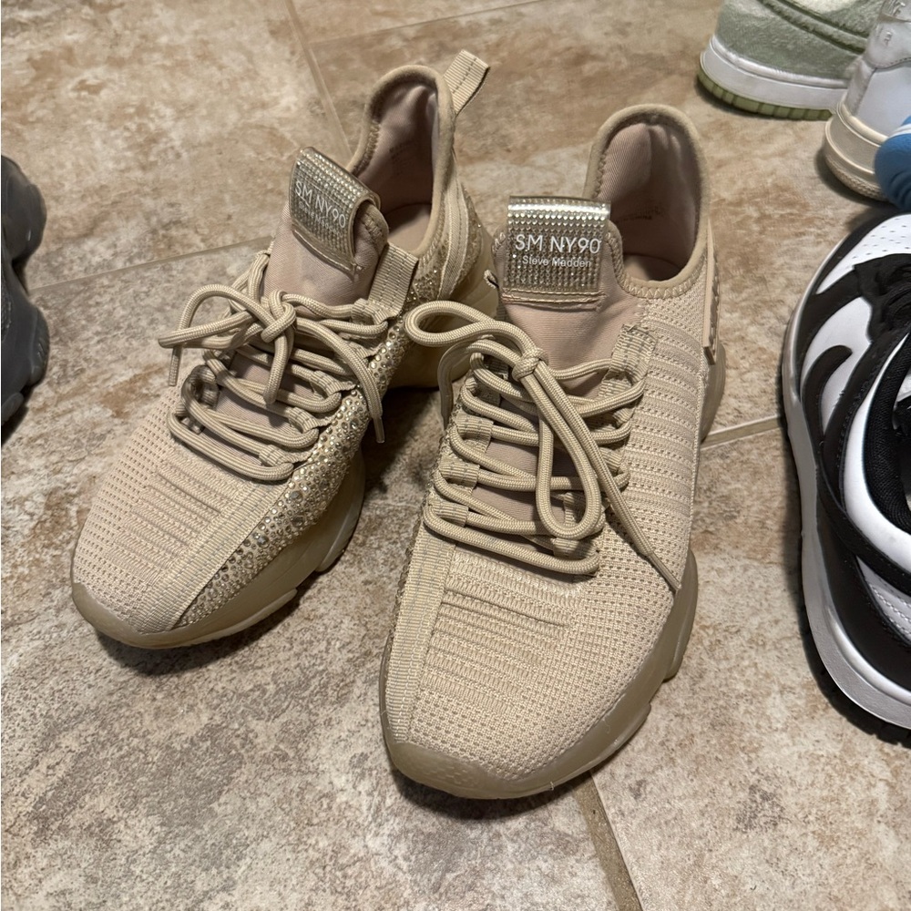 Stylish Tan Steve Madden Sneakers